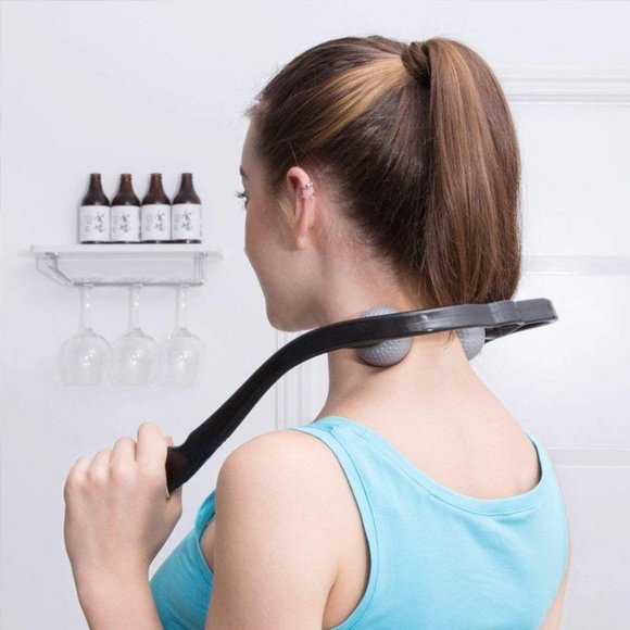 Neck and Shoulder Therapeutic Dual Point Self Massage Tool - Picture 4 of 15